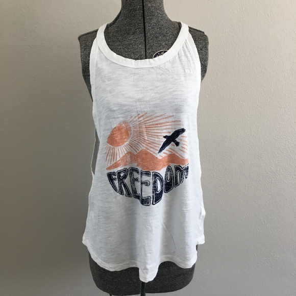 Roxy Tops - 🌻 ROXY Freedom Graphic Tank